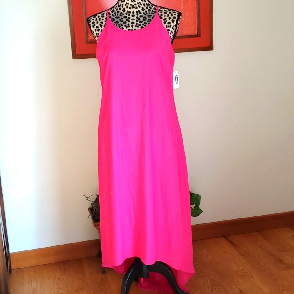 NWT Hot Pink Old Navy Maxi Dress